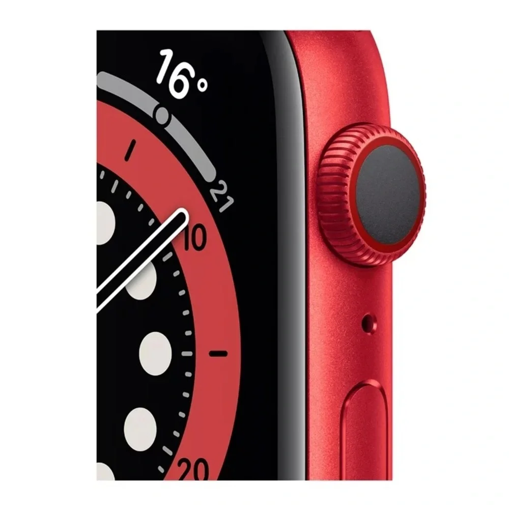 🍎APPLE WATCH- Series 6 GPS, 44 mm Red Aluminum with Blood Oxygen Feature